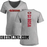 Ash Women's Nick Bosa San Francisco 49ers Backer V-Neck T-Shirt