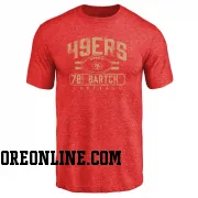 Red Men's Ben Bartch San Francisco 49ers Flanker T-Shirt